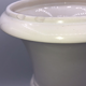 Medici vase in white porcelain