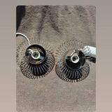 Pair of 70's Andrea Lazzari pendant lights for Morosini