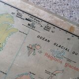 Old map Vidal Lablache 22 Community planisphere - 1950