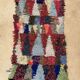 Tapis Marocain Boucherouite coloré - 64 x 137 cm