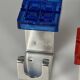 3 x 1960s 1970s Coat Hooks, Wall-Mounted Coat Rack, Metal/Plastic