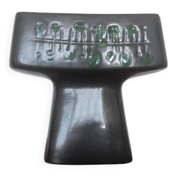Midcentury Ceramic Design Candlestick by Jitka Forejtova, 1960s