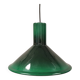 Suspension Holmegaard P&T, verre vert. 1976, Danemark