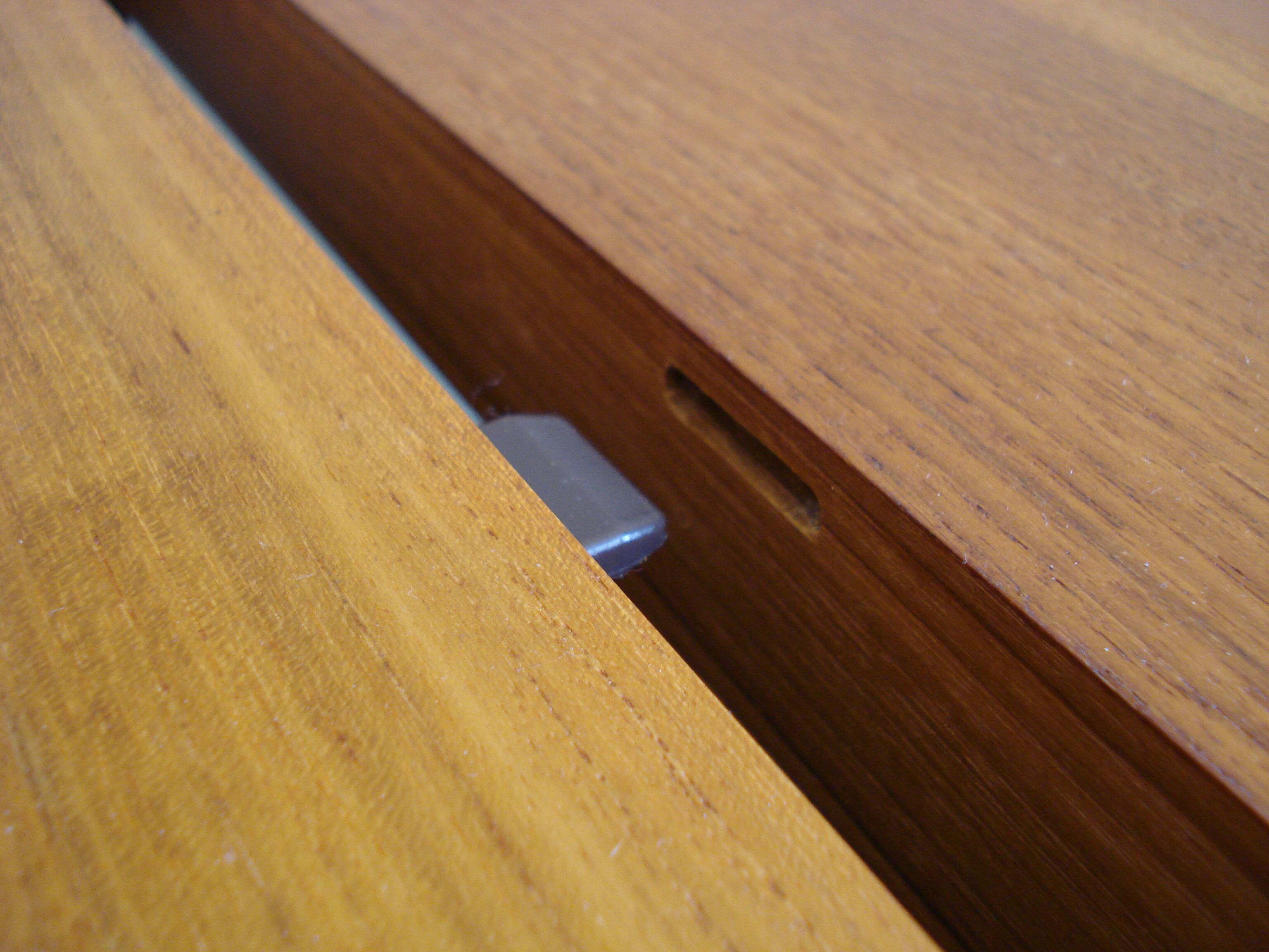 Table à manger extensible, teck massif, Glostup