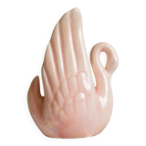 Cygne miniature rose irisé