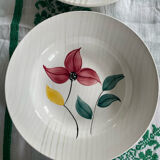 Lot de 6 assiettes creuses Sargueminnes Digoin