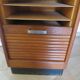 Burwood oak curtain file cabinet, 1960s