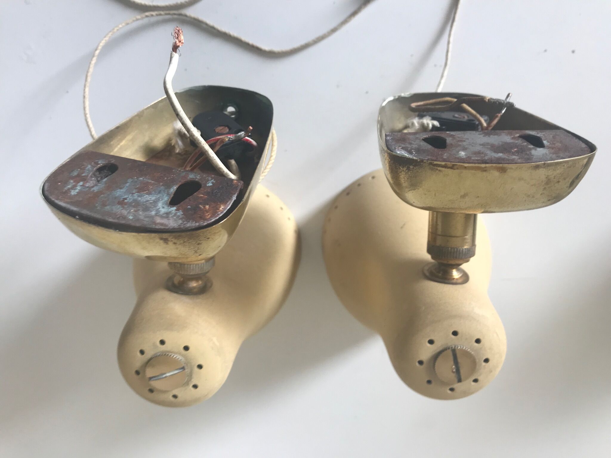 Pair of wall sconces 1960