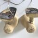 Paire d’appliques cocotte 1960