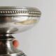 Silver-plated metal presentation bowl
