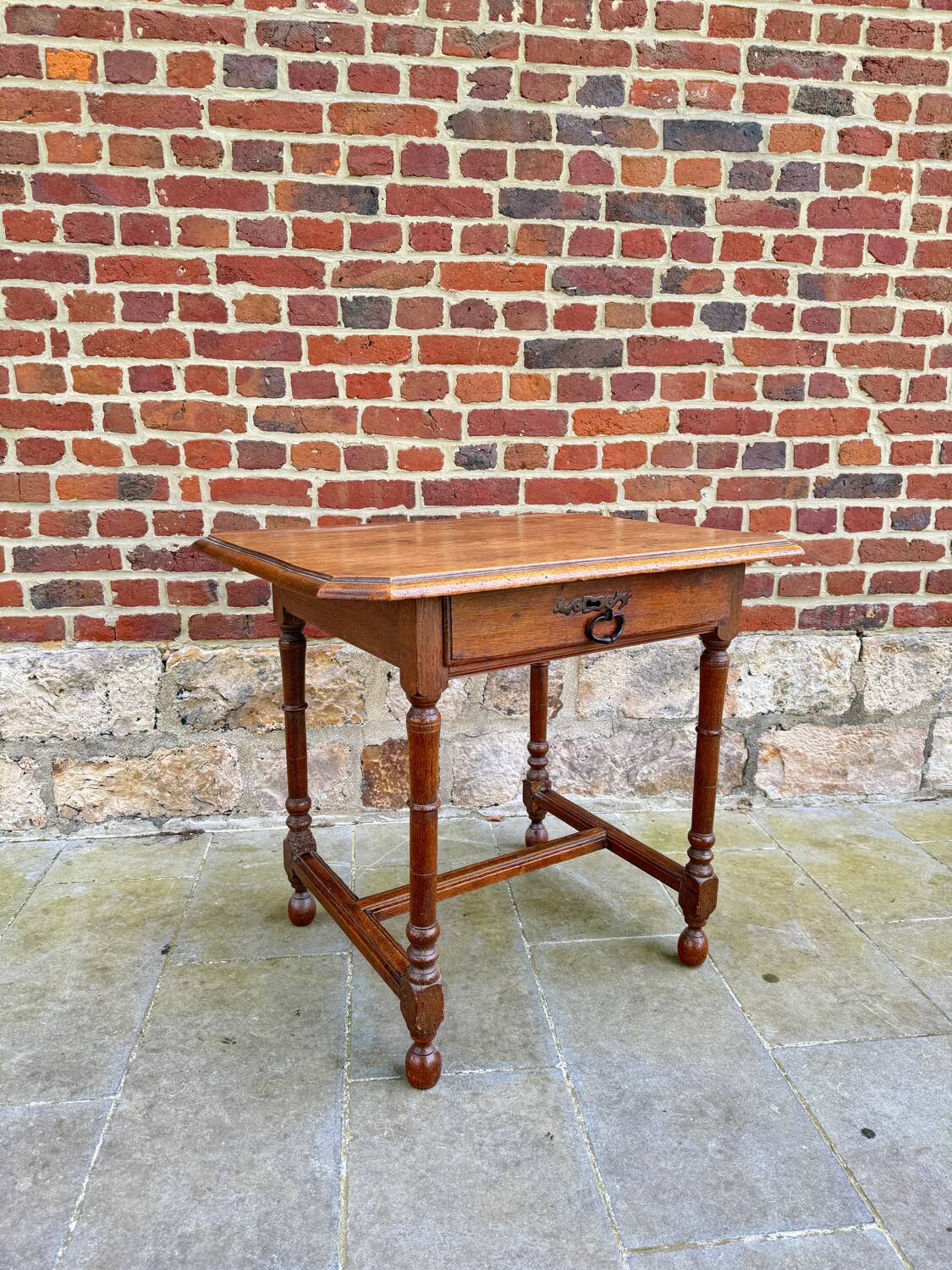 Louis XIII Period Oak Writing Table XVII Eme Century