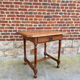 Table à écrire En Chêne D’époque Louis XIII XVII Eme Siècle