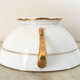 Set of 12 bowls with 2 porcelain handles
