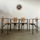 4 old raw design chairs Karl Friedrich Forster model Trix KFF postmodern 70s/80s