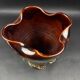 Glazed ceramic vase – brutalist style, 60s/70s