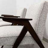 Set Of 3 mid-century Armchairs, Type 300-177 “Bunny”, Poland, 1970’S