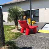 Fauteuil SLIDE ROUGE PAOLA NAVONE