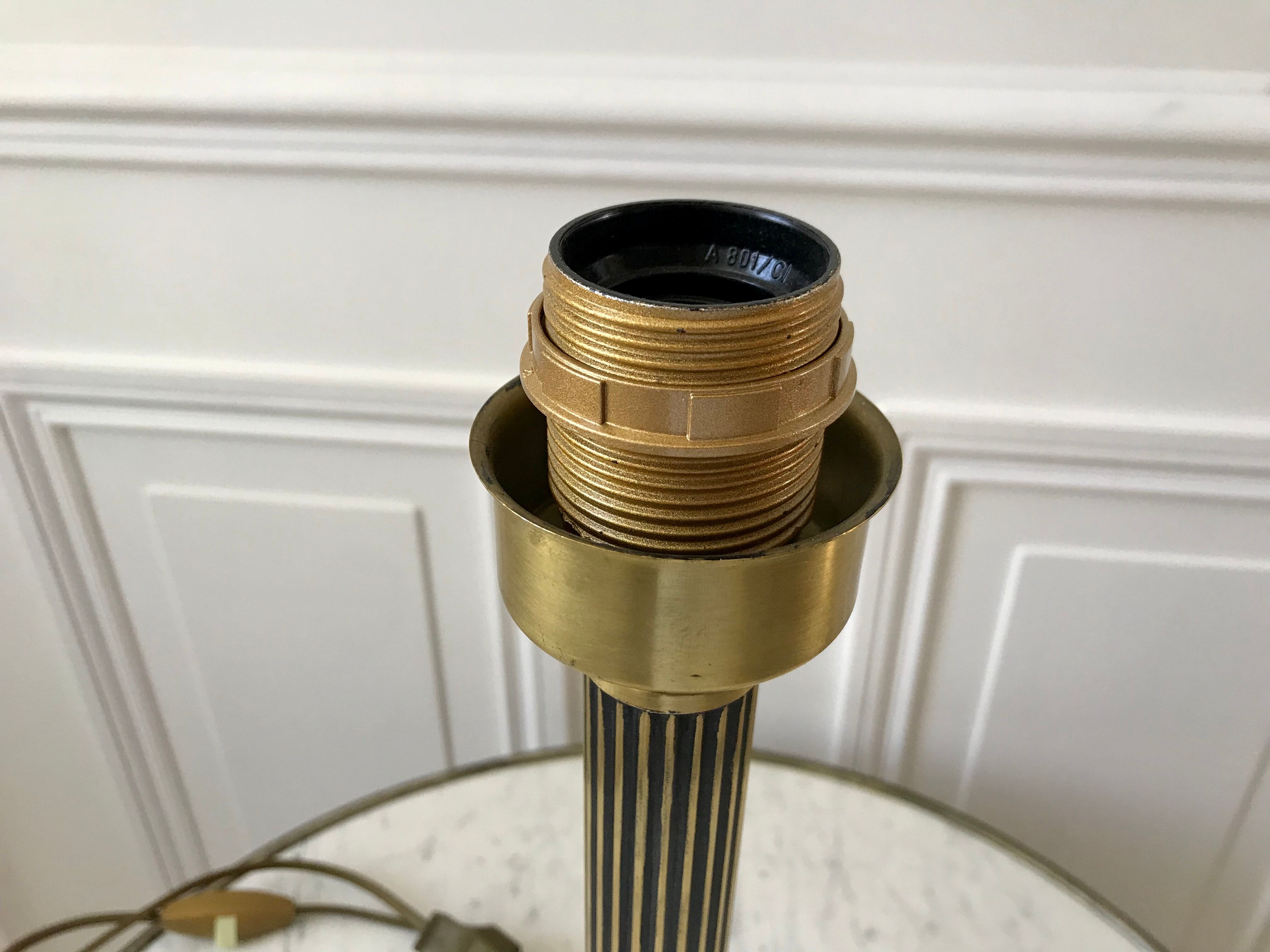 Art Deco brass lamp 30s