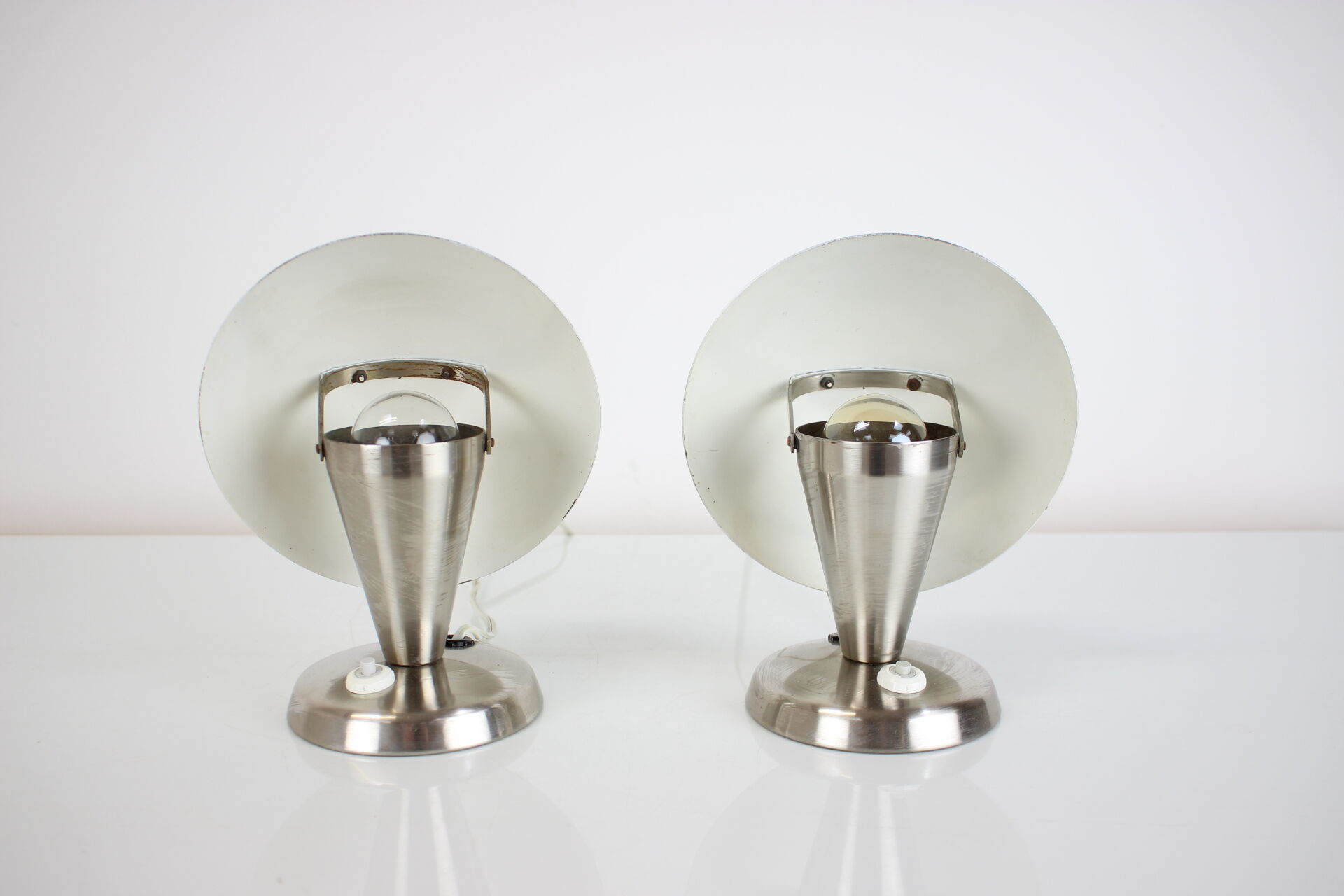 Bauhaus Table Chrome Lamps, 1930