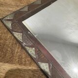 Vintage brass mirror