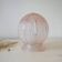 Art Deco pink glass lamp