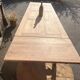 Large renovated family table with 2 extensions in raw solid oak, 3.18m.