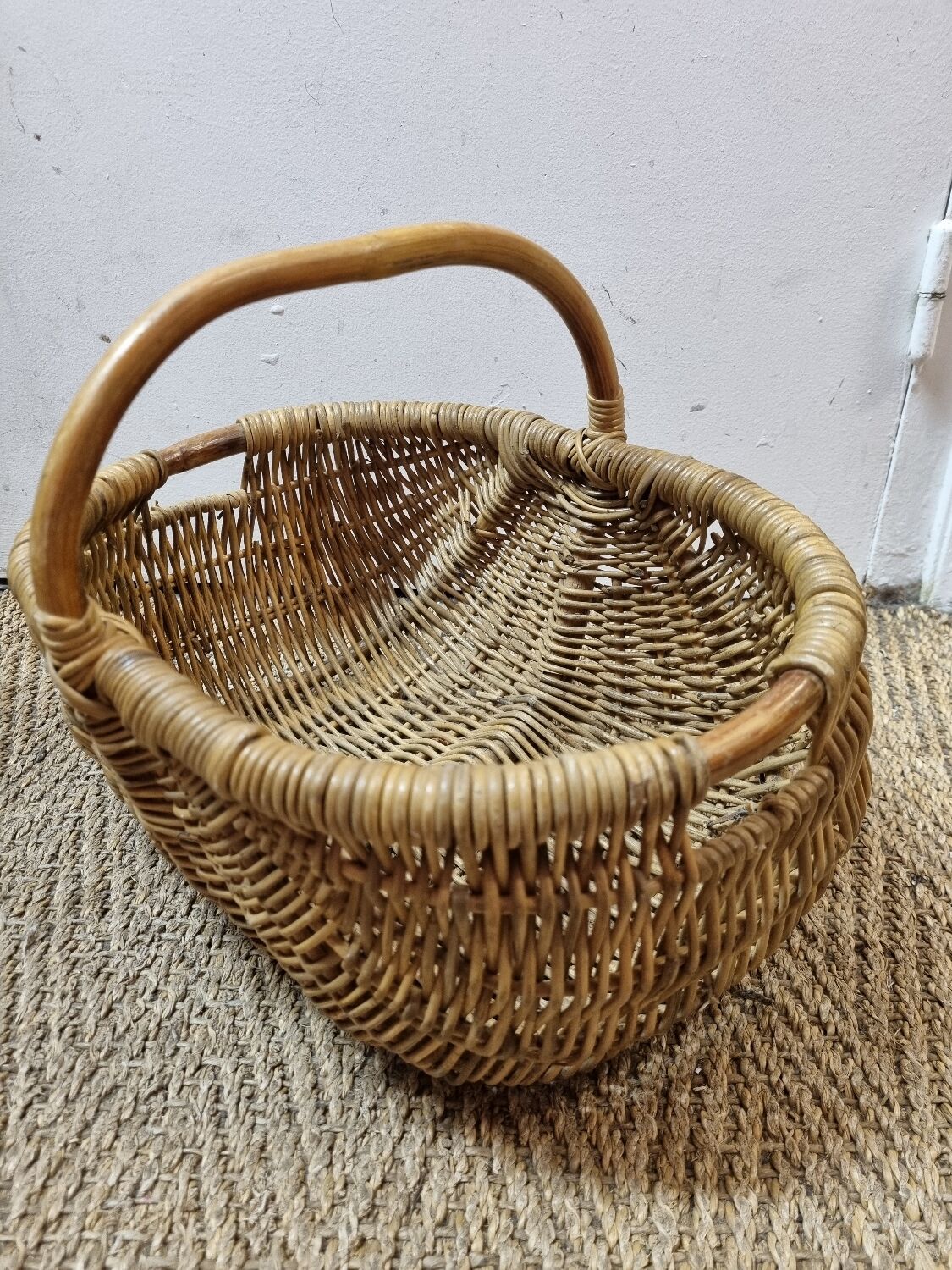 Vintage wicker basket