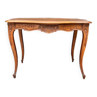 Side table, dining table Louis XV style.