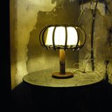 Vintage rattan lamp
