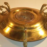 Former great chiseled bronze dish