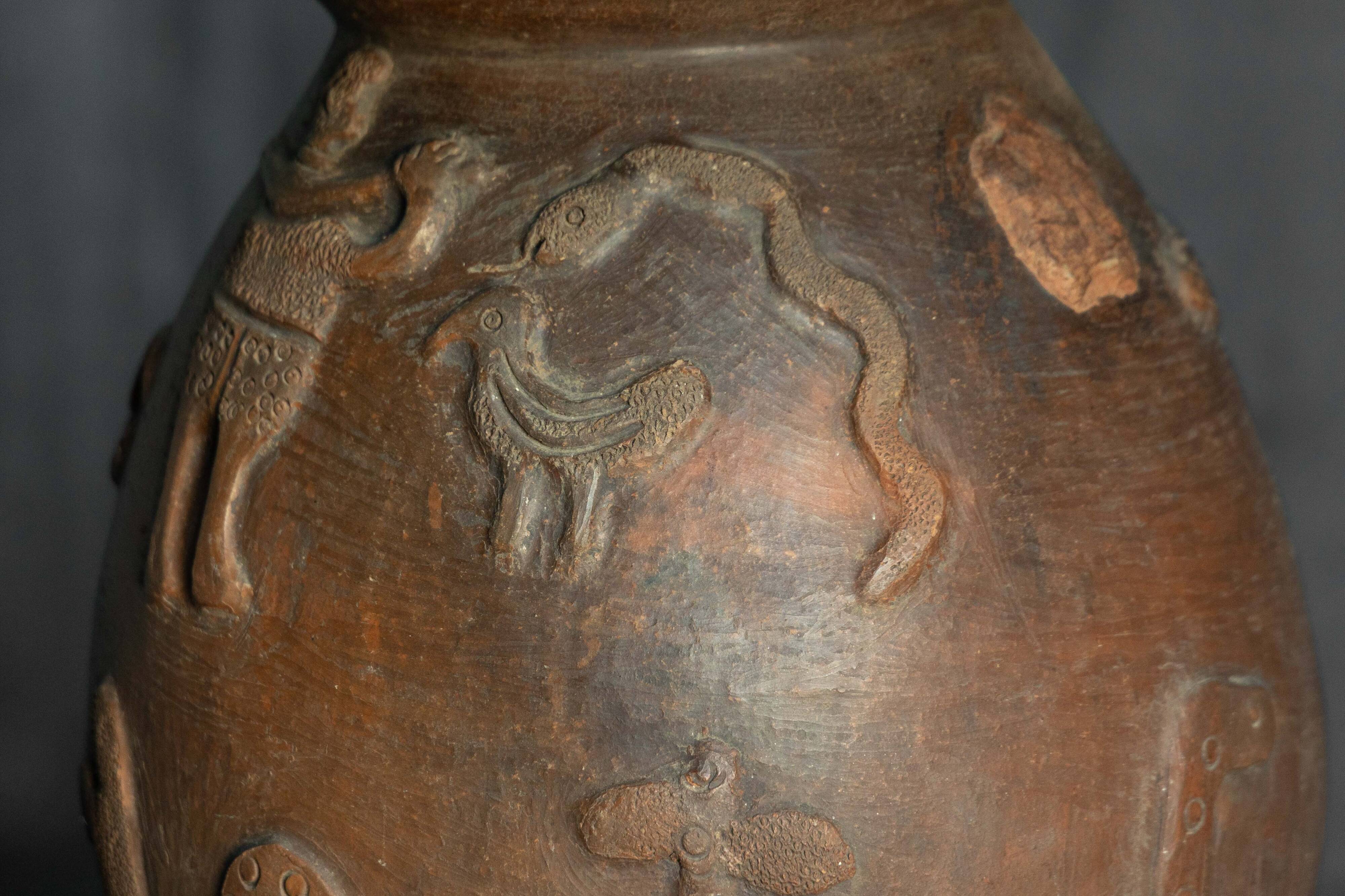 Handcrafted ceramic table lamps, France, 20th century