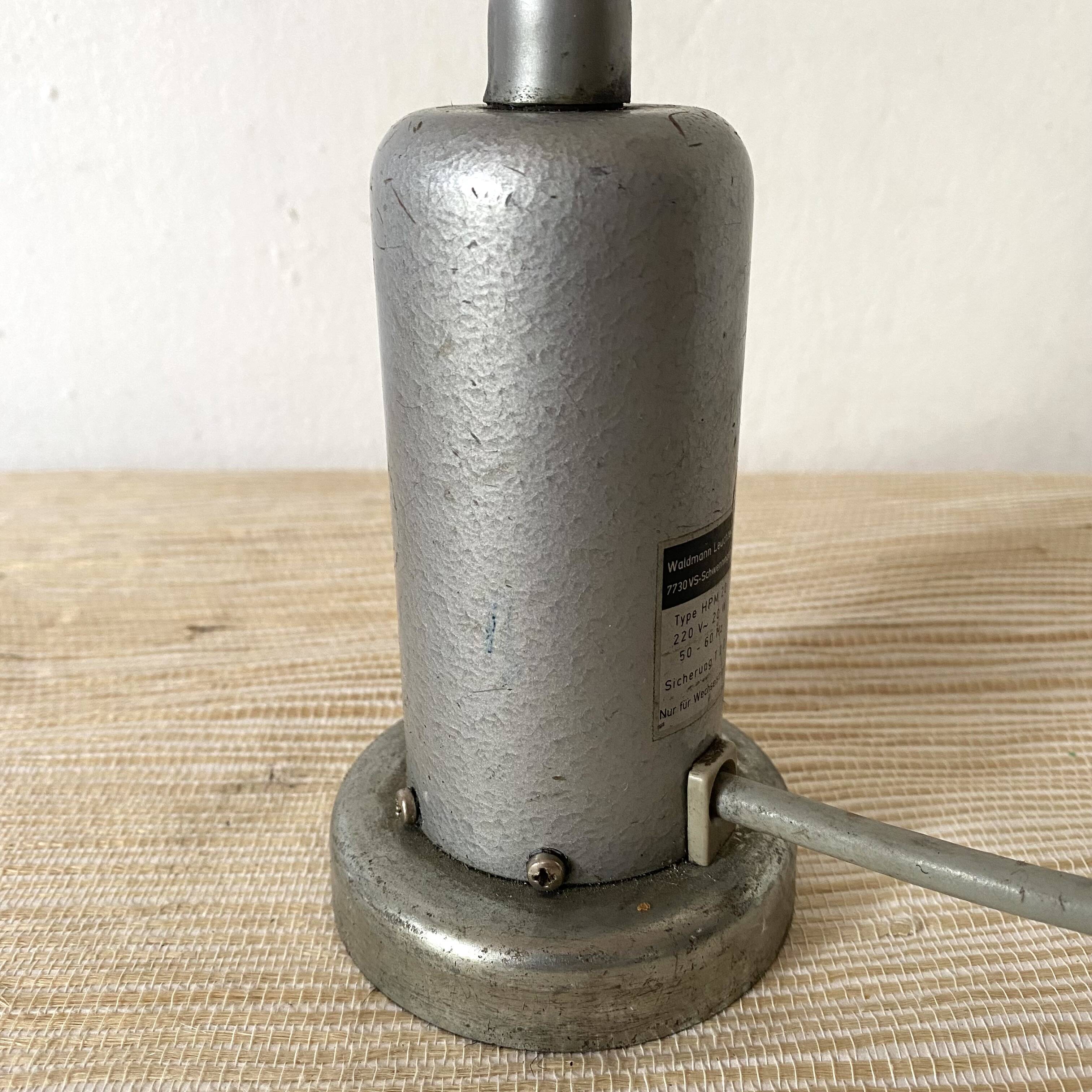 Industrial lamp, Waldmann HPM20 workshop lamp with magnet.