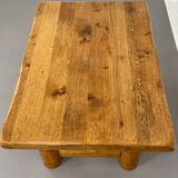 Vintage solid oak coffee table