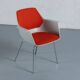 Vintage Space Age Orange Dining Chair, Italy, 1970’s