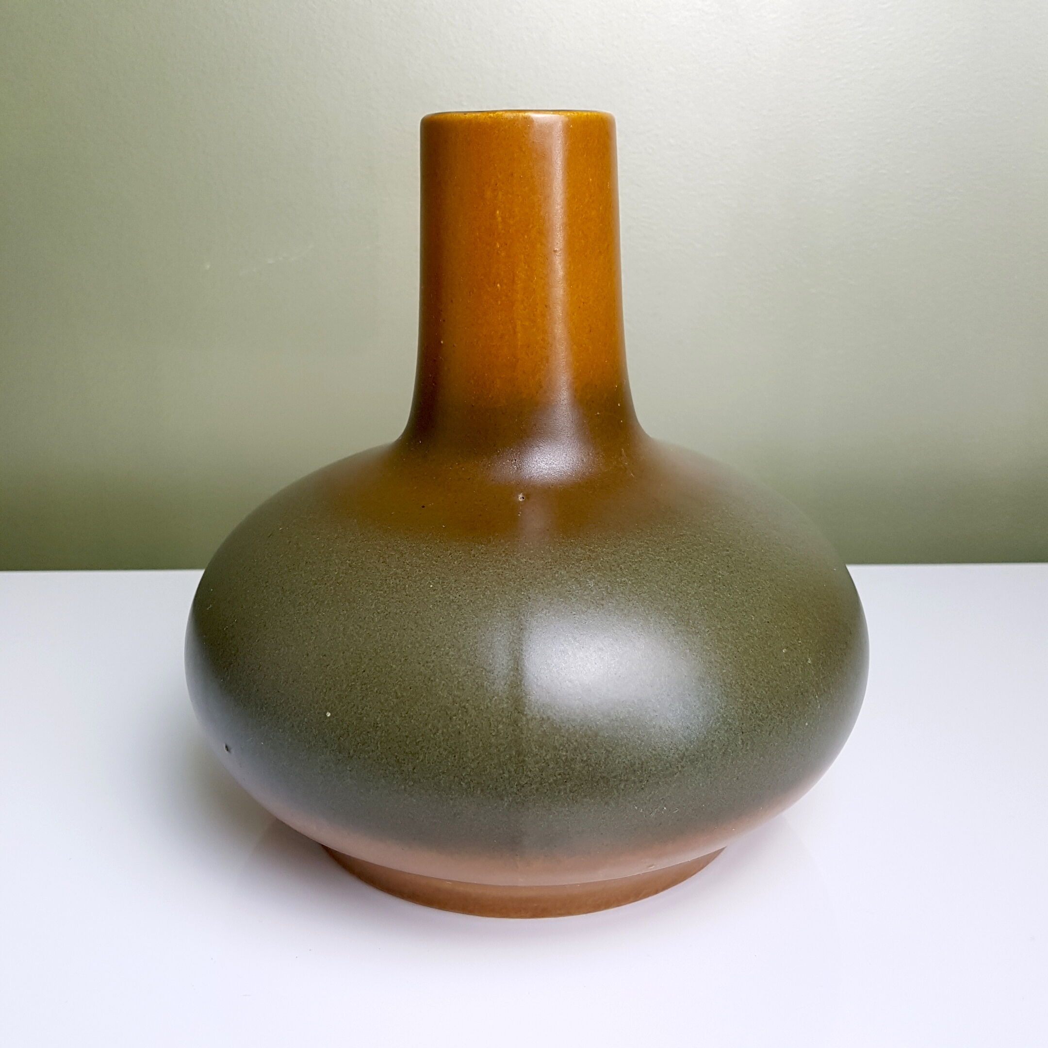 Anse Fat Lava Era German ceramic vase