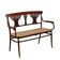 Antique Thonet Art Nouveau canapé in beech, Austria, 20th century.