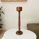 Antique turned wooden ashtray from the 50s/60s