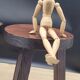 Pair of tripod stools square feet