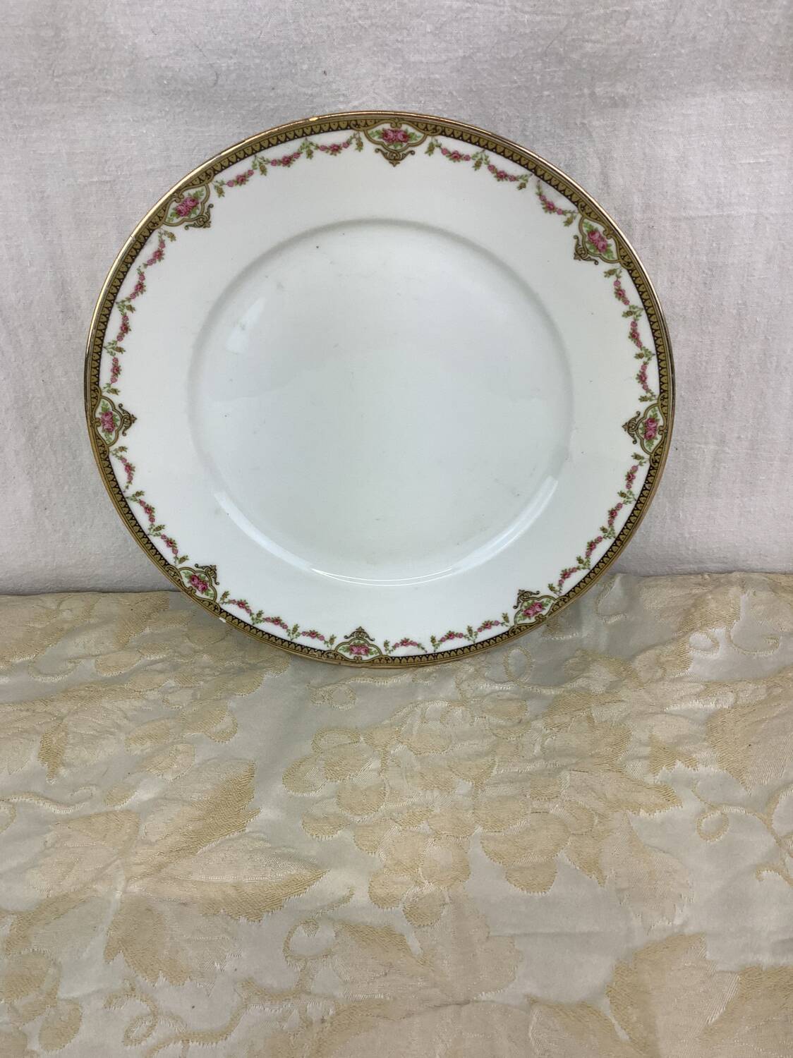 Antique Limoges porcelain fruit bowl from France