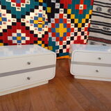 Paire tables de chevets vintage