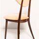 Vintage orange cotton velvet chair, Europe, 1960s