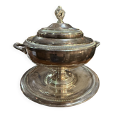 silver-plated caviar server