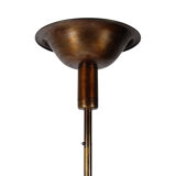 Swedish art deco floor lamp 1930s bronze patinated brass
