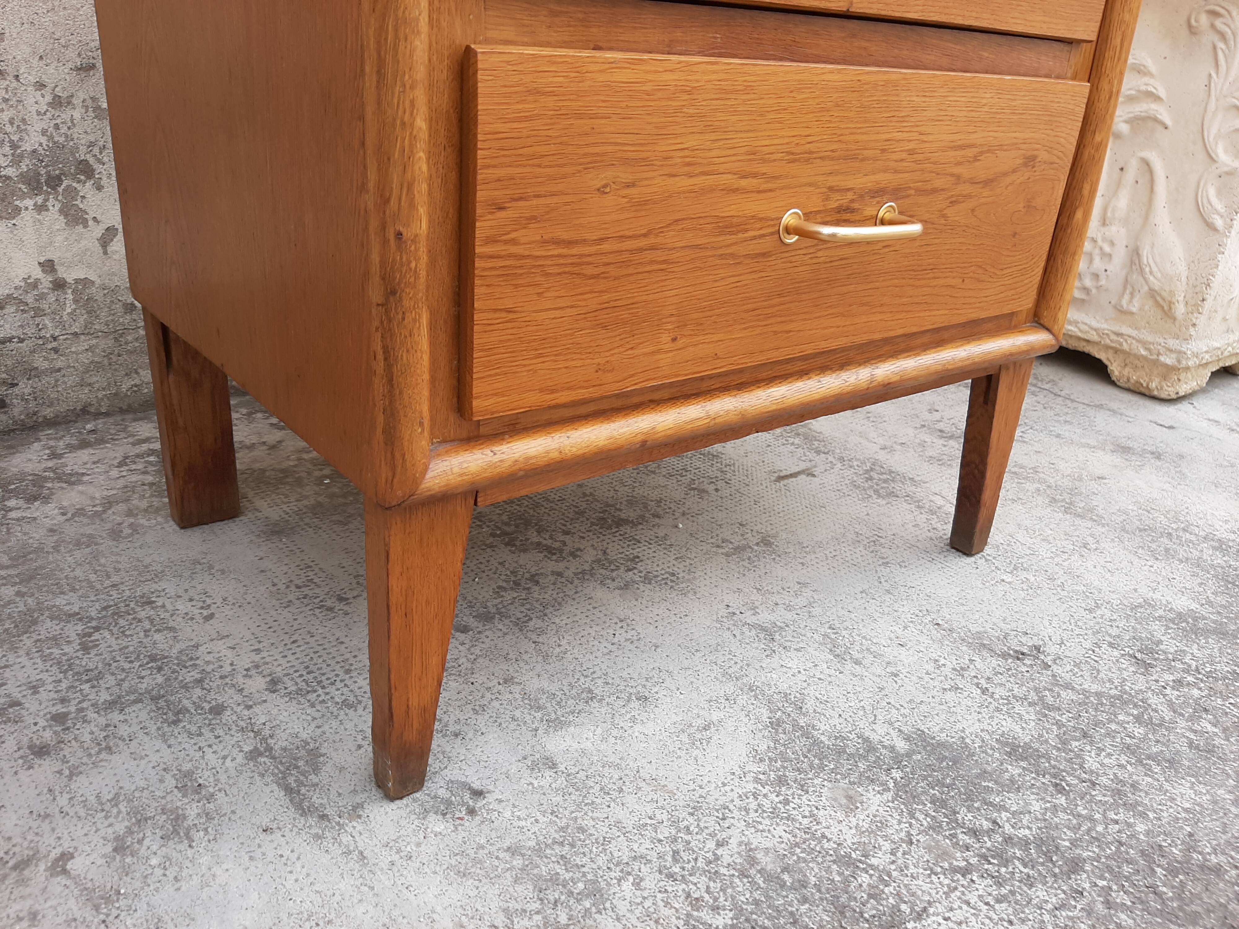 Vintage chiffonnier year 50 in light oak