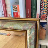 Flower beveled mirror