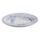 Set of 5 flat plates in earthenware with a lavender floral design H2 D22