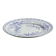 Set of 5 flat plates in earthenware with a lavender floral design H2 D22