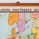 Carte historique de l'Europe vers 1812, Belgique, années 1950