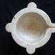 Carrara marble mortar of eighteenth period 37 x 18 cm