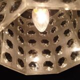 Pair of octagonal pendant lights from the 1970s